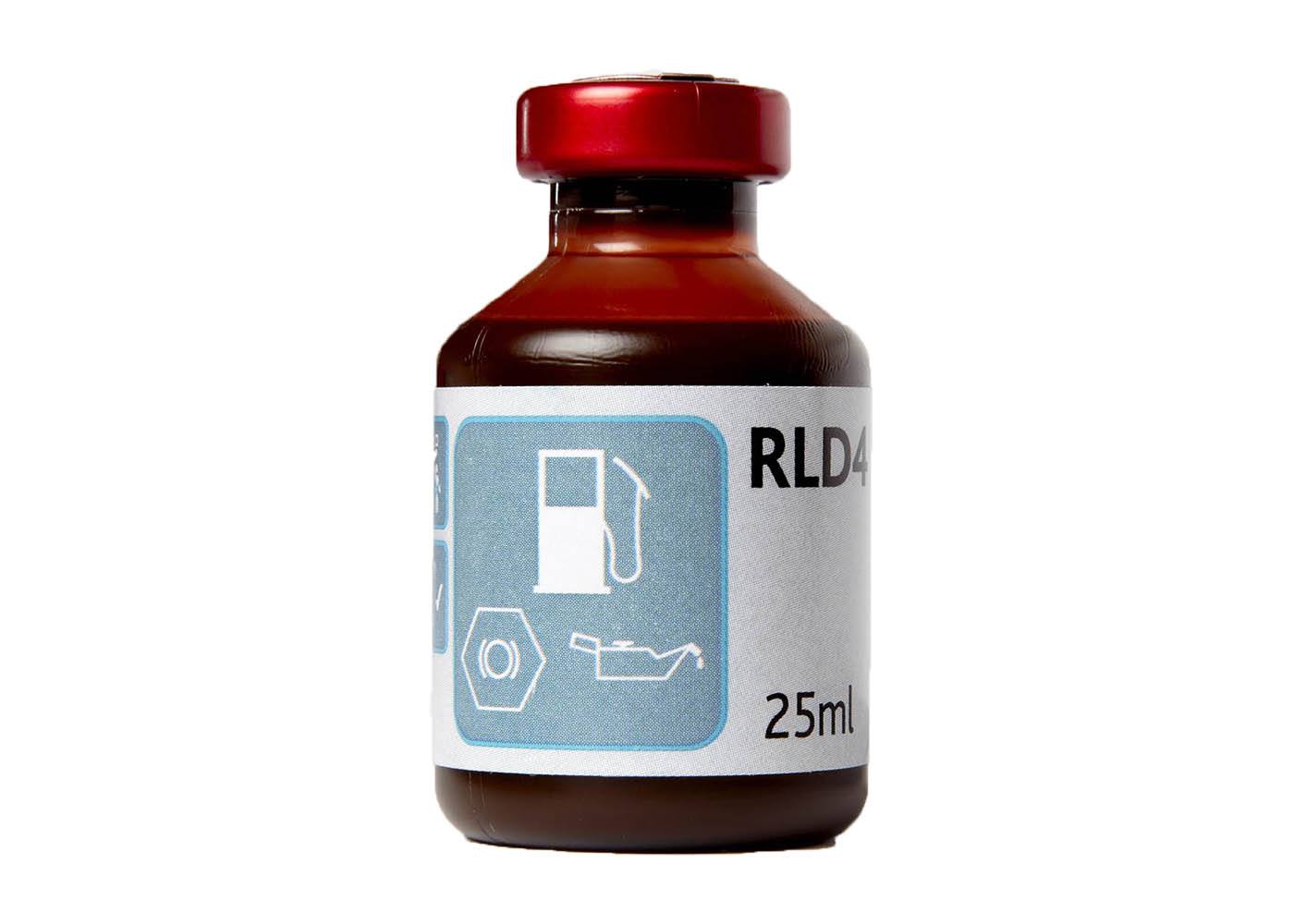 RLD4 engine oil and fuel leak detection dye bottle